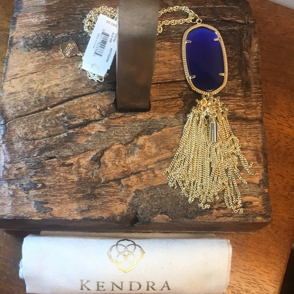 Retired Kendra Scott Rayne Cobalt Blue Cat’s Eye! - Picture 3 of 6